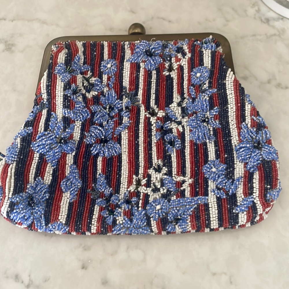 Anthropologie beaded cutch
